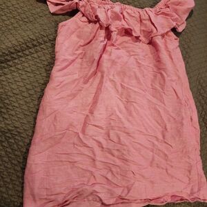 Tommy Bahama Pink Ruffle Dress